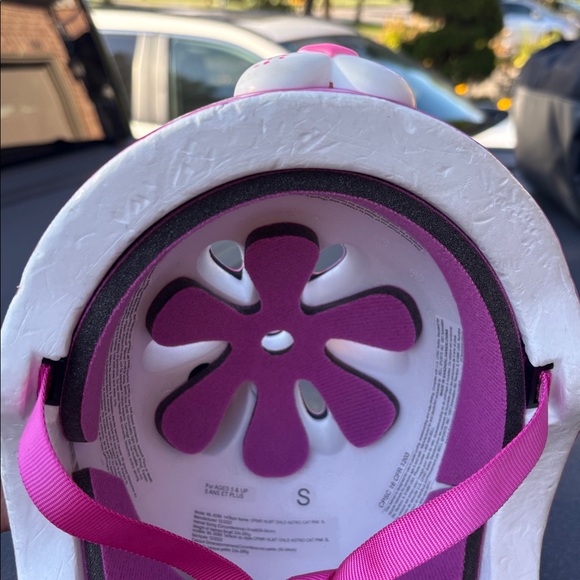 Pink Cat-Themed Kids Helmet - kids small - Picture 6 of 6